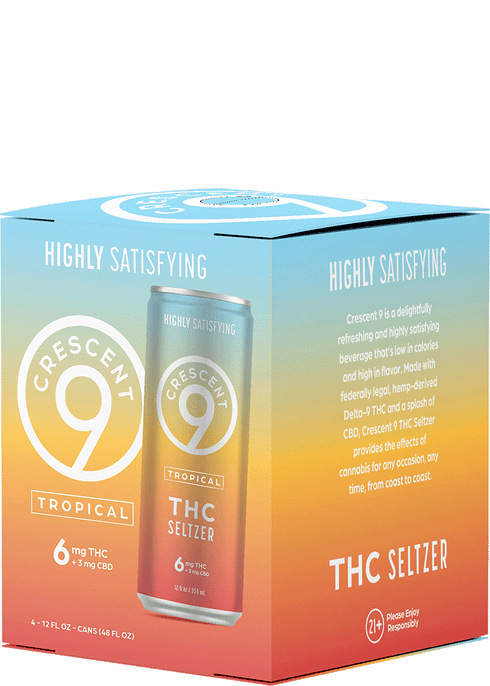MJ‼️/ The Crescent 9`9 Crescent 9 THC Seltzer | Legal Delta-9 Seltzer | Crescent Canna