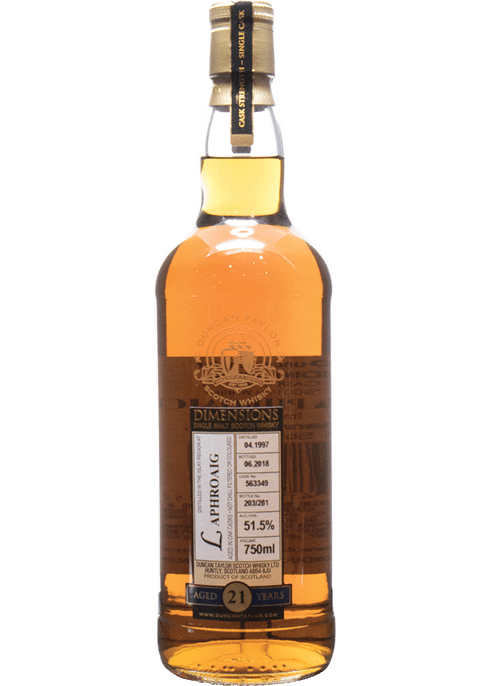 Laphroaig 21 Year Old Cask Strength Single Malt Scotch