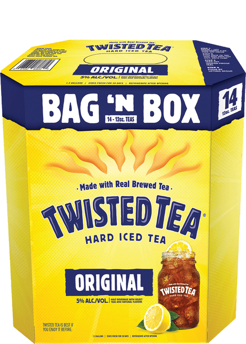 incident vogel Raad eens Twisted Tea BAG In A BOX | Total Wine & More