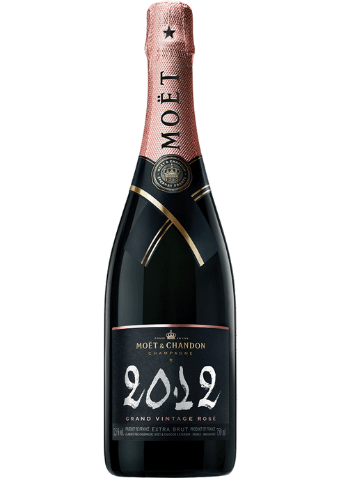【セール】 Moet & Chandon Grand Vintage Rose Chalk Label Champagne ワイン