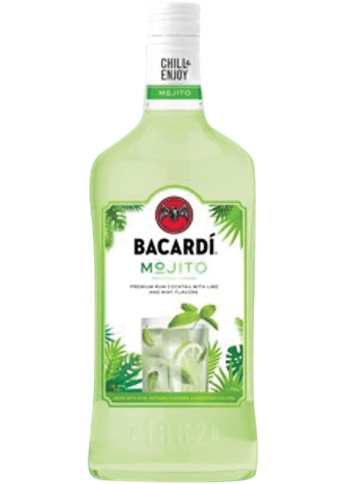 Bacardi Vaso de cóctel de cristal verde teñido Bacardi Mojito 1 vaso