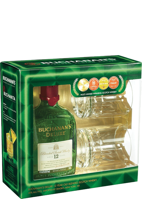 Buchanan'S 12 Yr W/ Glasses Gift | Total Wine & More