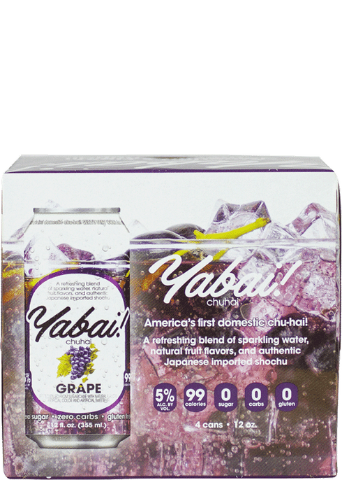 Yabai Grape - 4pk/12 fl oz Cans