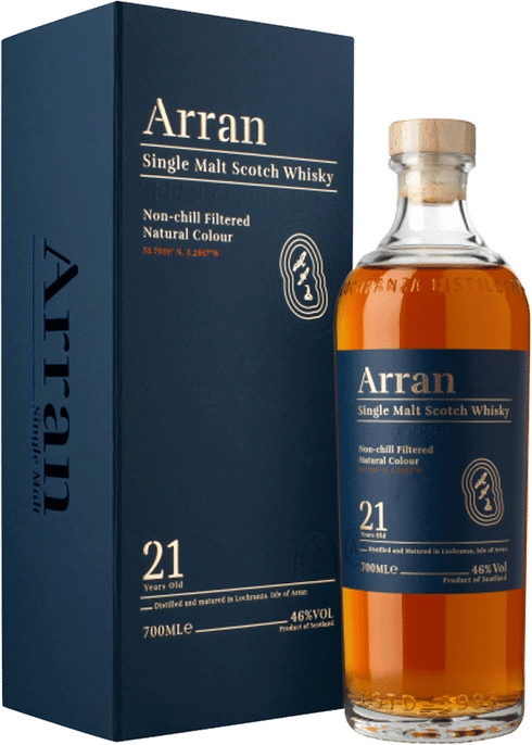 Arran 21 Years Old Single Malt Scotch Whisky 700ml