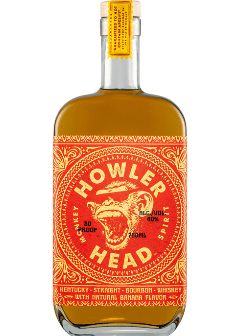 超希少　ハウラーヘッド HOWLER HEAD バナナフレーバーウイスキー Howler Head Banana Bourbon | Total Wine & More