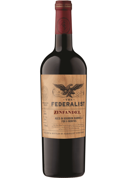 augment red blend aged in bourbon barrels