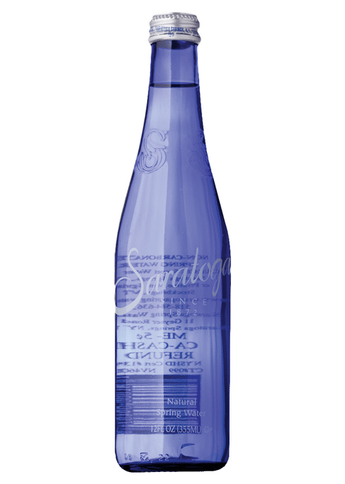 Saratoga - Still - Spring Water - 12 oz (24 Glass Bottles)