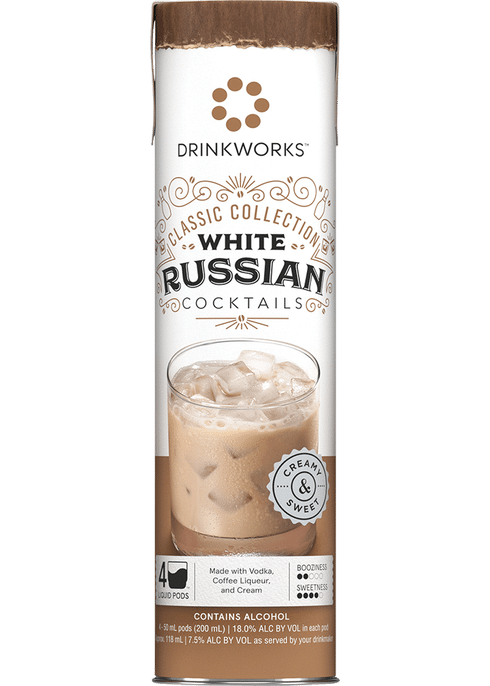 White Russian Drinkworks Pods