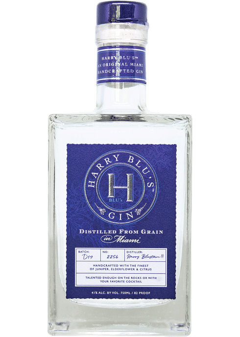 ★BADBLOOD★ Charlie Barrel Gin Mid Blue Harry Blu's Gin | Total Wine & More