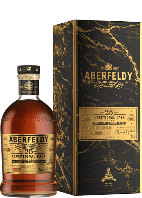 Aberfeldy 25 Year Old Single Malt Scotch Whisky Oloroso Cask