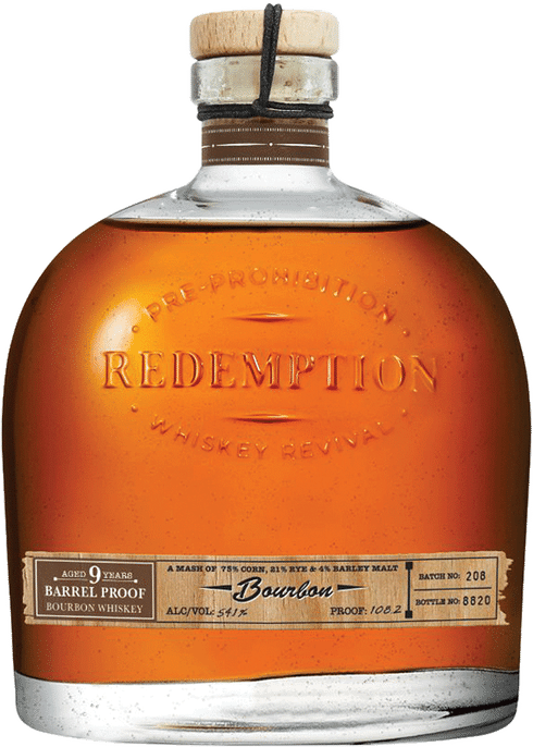 Redemption Bourbon 9 Year Barrel Proof Total Wine More