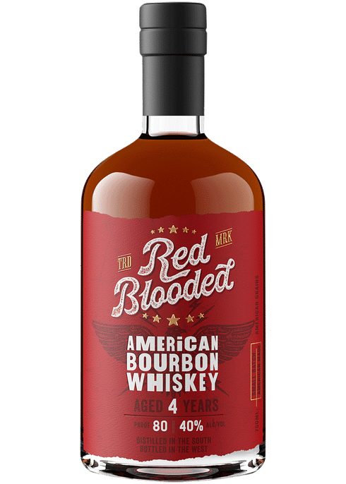 Red Blooded 4 Yr American Bourbon Whiskey Total Wine More
