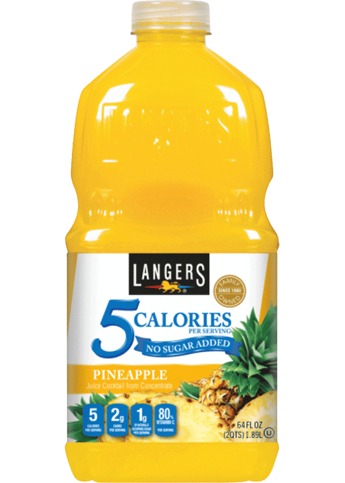 Langers Calories In An Orange Juice Langer's Calorie Pineapple