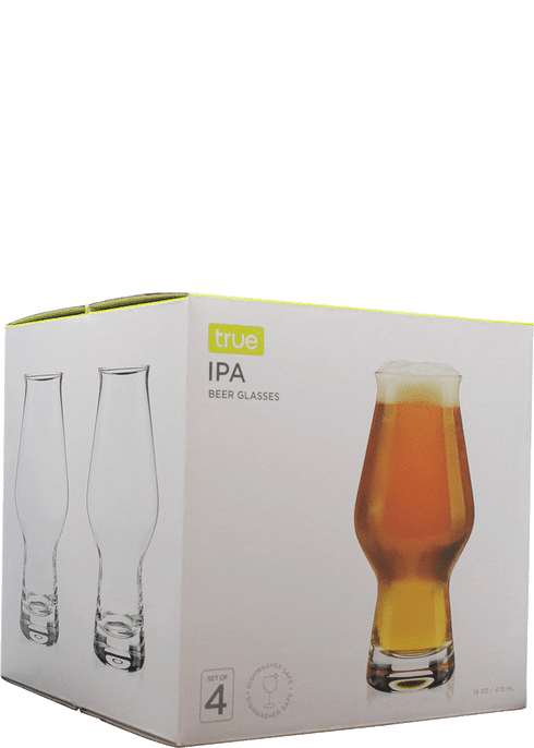 True Pint Glasses, 16 Oz Beer Glass, IPA, Pale Ale, Pilsner - Basic Beer  Glass 