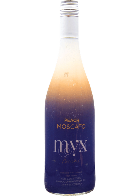 Myx Fusions Moscato Peach Total Wine More The seductive taste of moscato wine is enriched with hints of apricot. myx fusions moscato peach