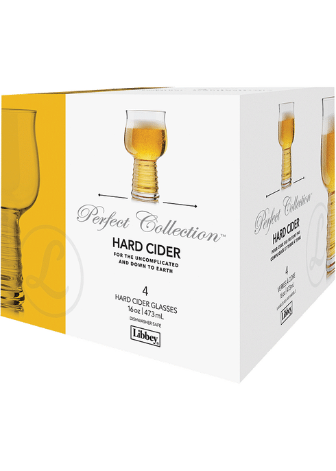 libbey hard cider glass