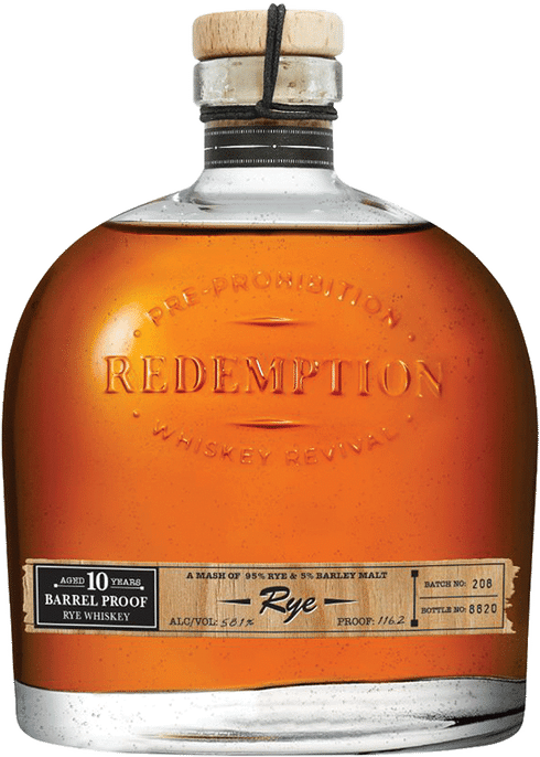 Redemption Rye 10 Year Barrel Proof Total Wine More Redemption Rye 10 Year Barrel Proof Total Wine More