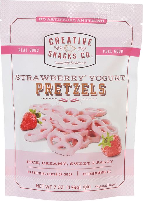 Creative Snacks Strawberry Yogurt Pretzels | Total Wine & More