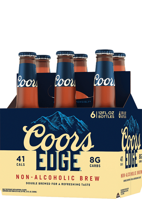 Husarbejde læser i tilfælde af Coors Edge Non-Alcoholic Beer | Total Wine & More