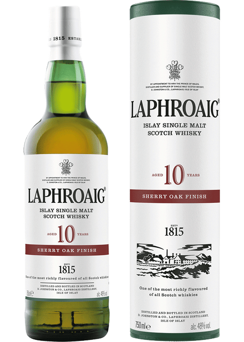 Laphroaig 10 Yr Sherry Oak Islay Single Malt Scotch Whisky 750 ml $85 -  Uncle Fossil Wine&Spirits