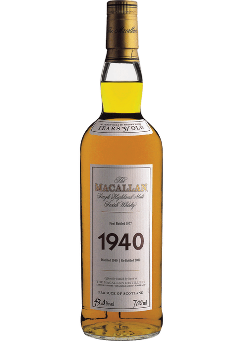 Macallan 12 Year Sherry Oak Single Malt Scotch | Total Wine