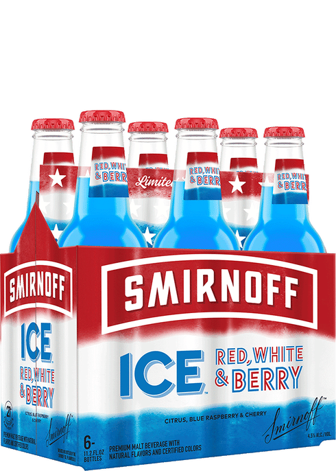 Ninnoff Ice Red Smirnoff Ice Red White and Berry Hard Beverage | Total Wine & More