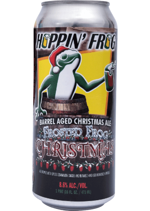 Hoppin Frog Barrel-Aged Frosted Frog Christmas Ale