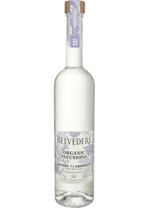 Belvedere Organic Infusions Blackberry & Lemongrass Vodka, 70 cl – The  Bottle Club