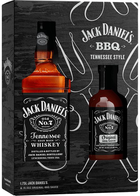 complicaties Concessie waterbestendig Jack Daniels Black with BBQ Sauce Gift | Total Wine & More