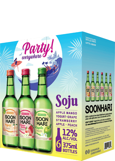 Soonhari Soju 6-Flavor Variety Pack | Total Wine & More