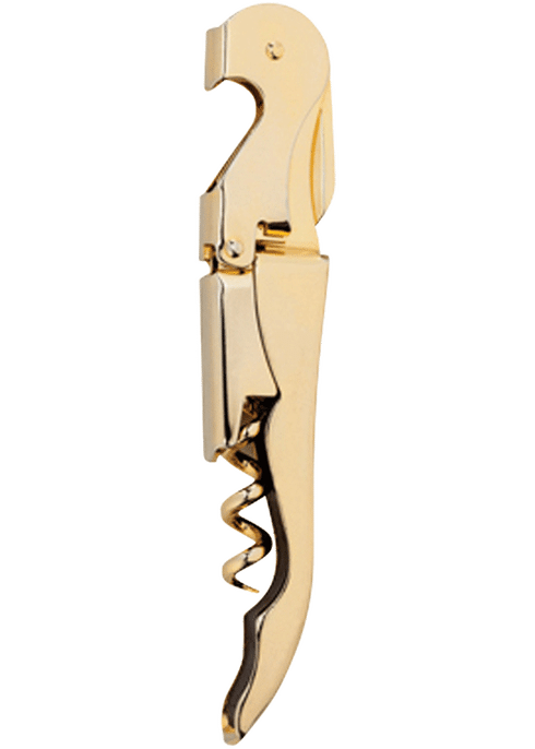 Viski Belmont™ Gold Plated Double Hinged Corkscrew