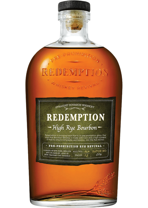 Redemption High Rye Bourbon Total Wine More Redemption High Rye Bourbon Total Wine More
