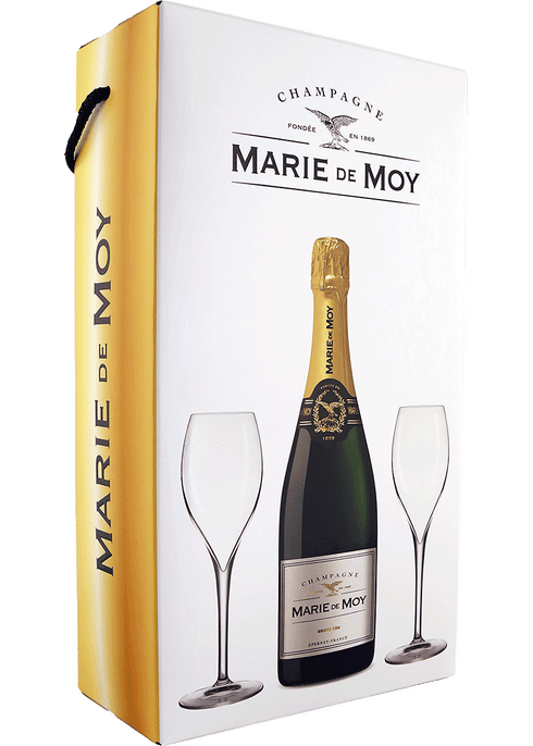 Mailly Grand Cru Champagne Gift with 2 Glasses