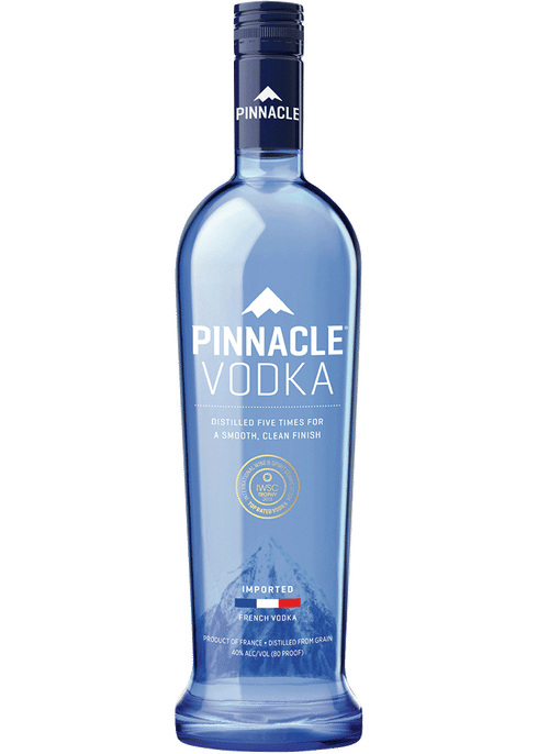 Pinnacle Vodka Size Chart