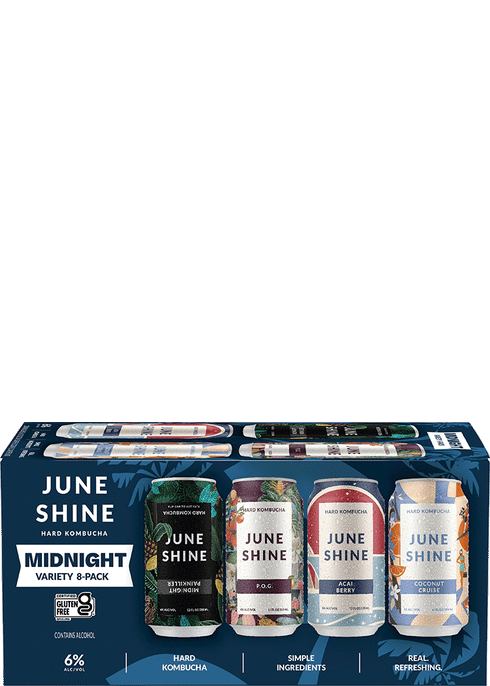 thumbnail image 2 of Midnight Variety Hard Kombucha 8pk Cans, 12 FZ - Whole Foods Market 2 of 9