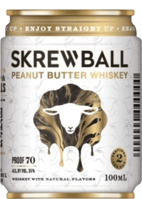 Skrewball Peanut Butter Whiskey Can | Total Wine & More