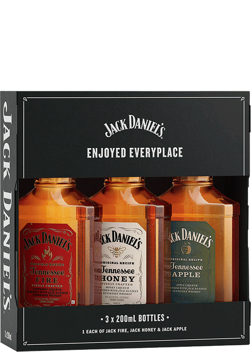 Jack Daniels Apple Honey Fire Three Pack Gift | Total Wine & More