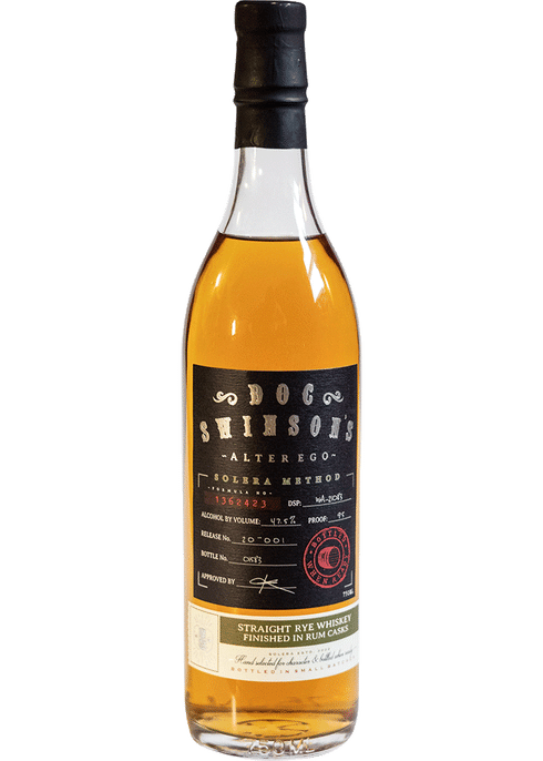 Doc Swinson's Alter Ego Solera Aged Rye Whiskey | Total Wine