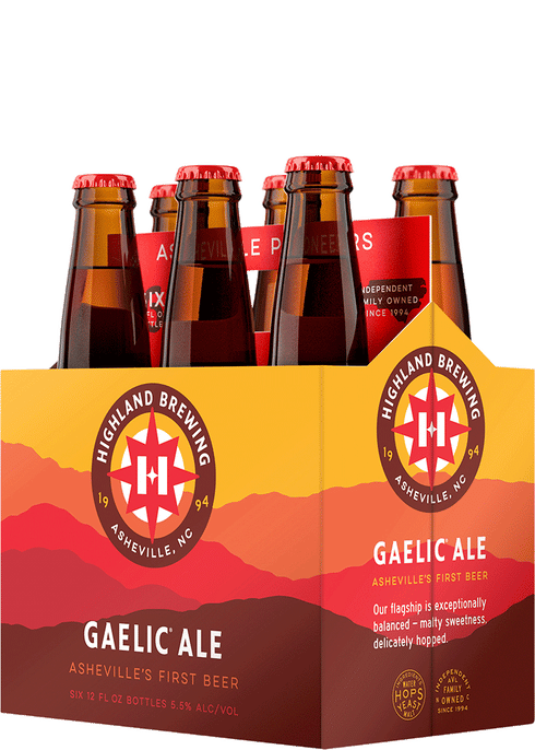 Beer with orange label