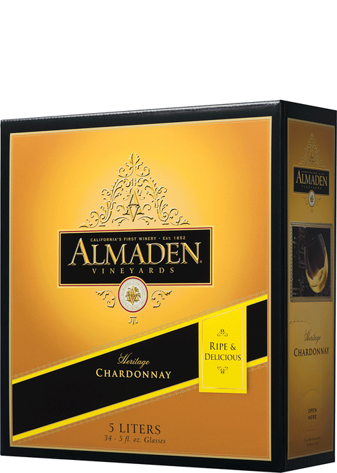 Box of store chardonnay