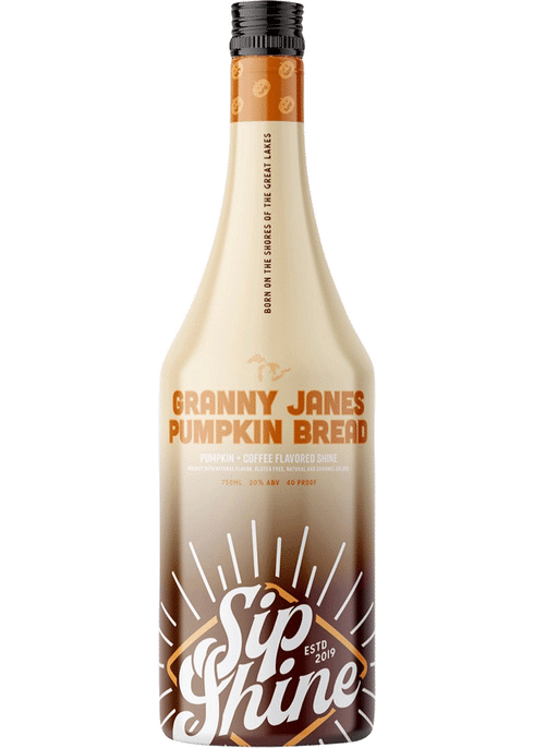 Sip Shine Granny Janes Pumpkin Bread Moonshine | Total Wine