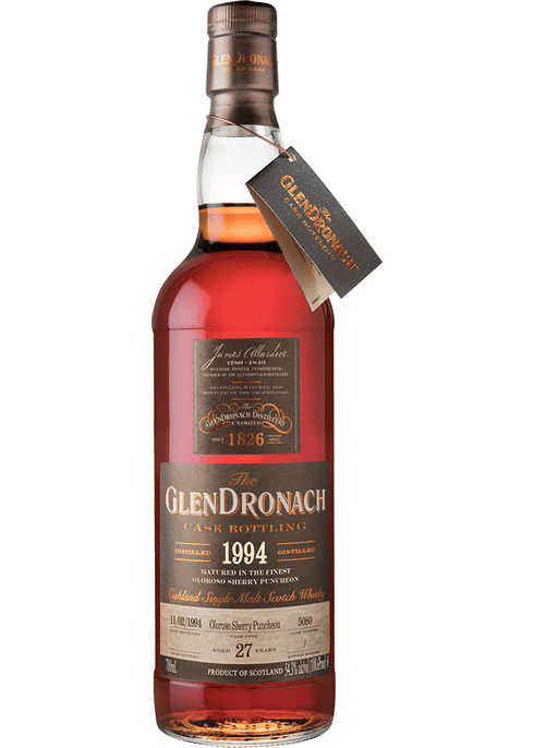 Glendronach Single Cask Sherry 27 Yr 1994 Single Malt Scotch