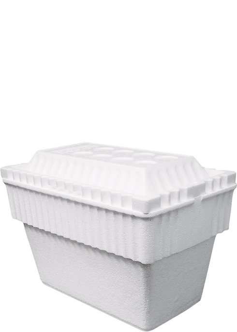 styrofoam beer cooler