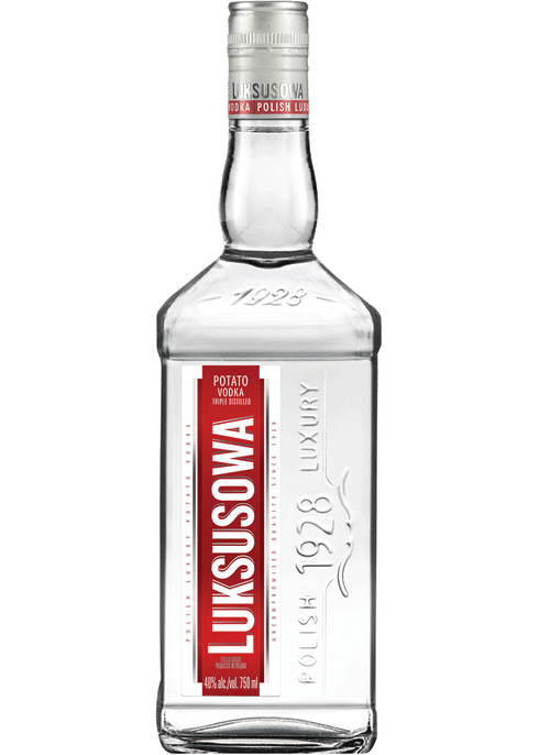 Luksusowa Polish Potato Vodka stainless shot glasses 4 total with case 