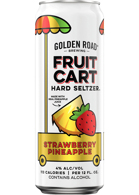 Golden Road Fruit Cart Strawberry Pineapple Hard Seltzer Total Wine More