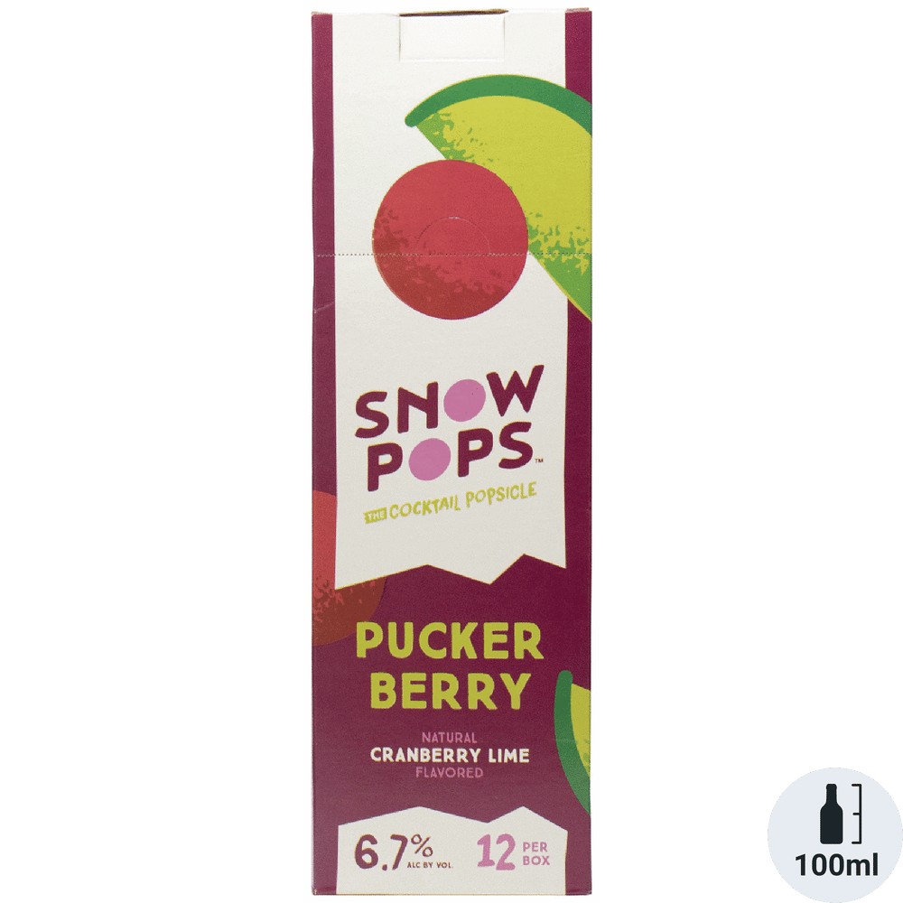Snow Pops Cranberry Lime