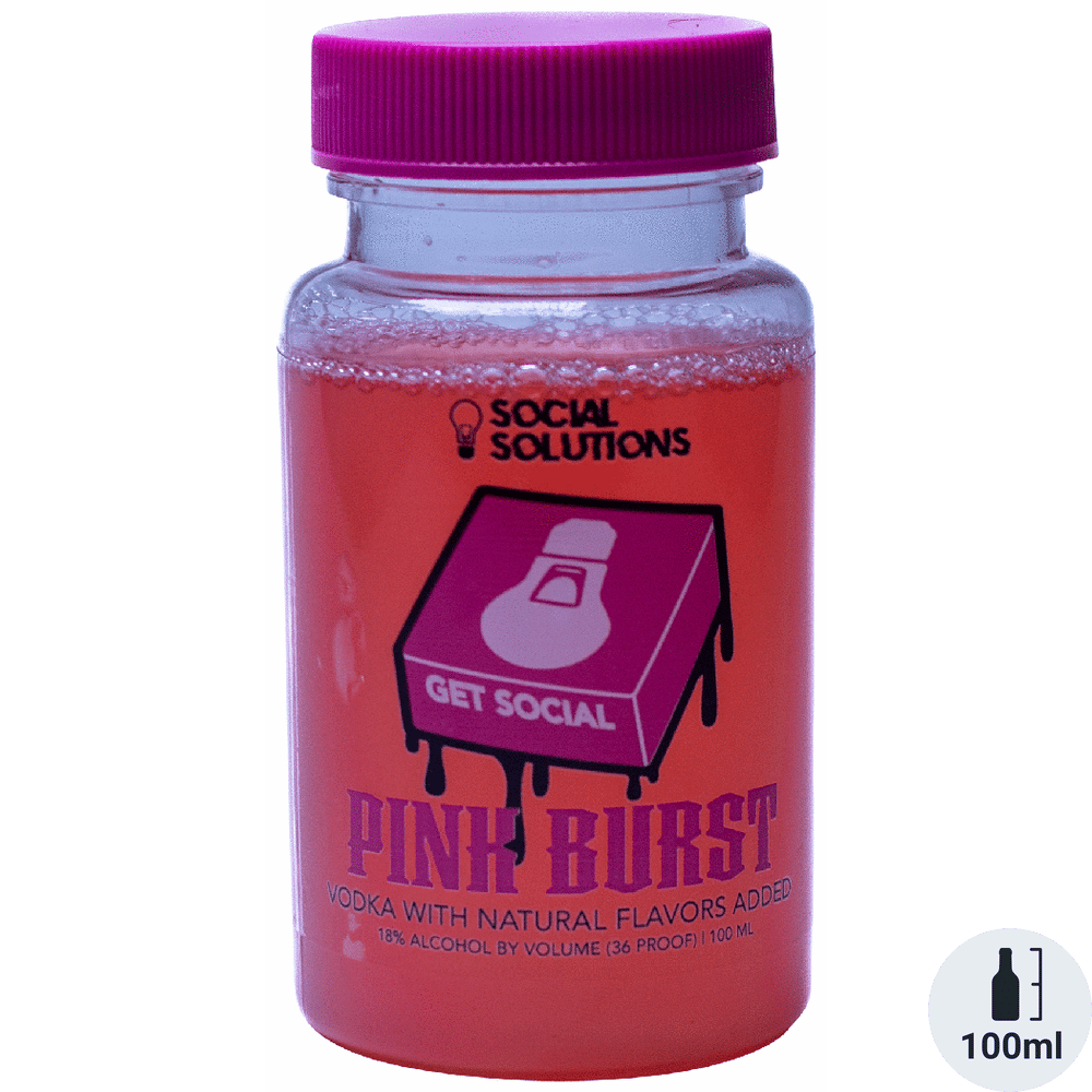 Social Solutions Pink Burst Shot