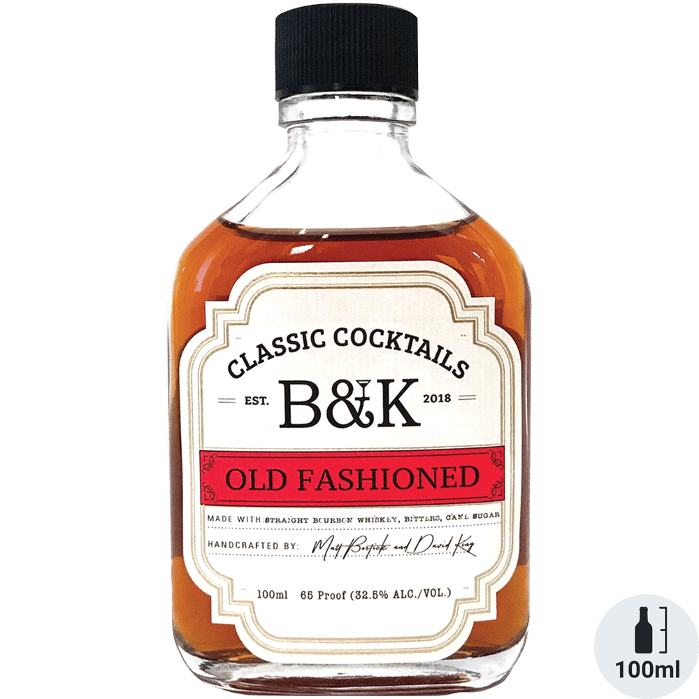 B & K Classic Cocktail Old Fashioned