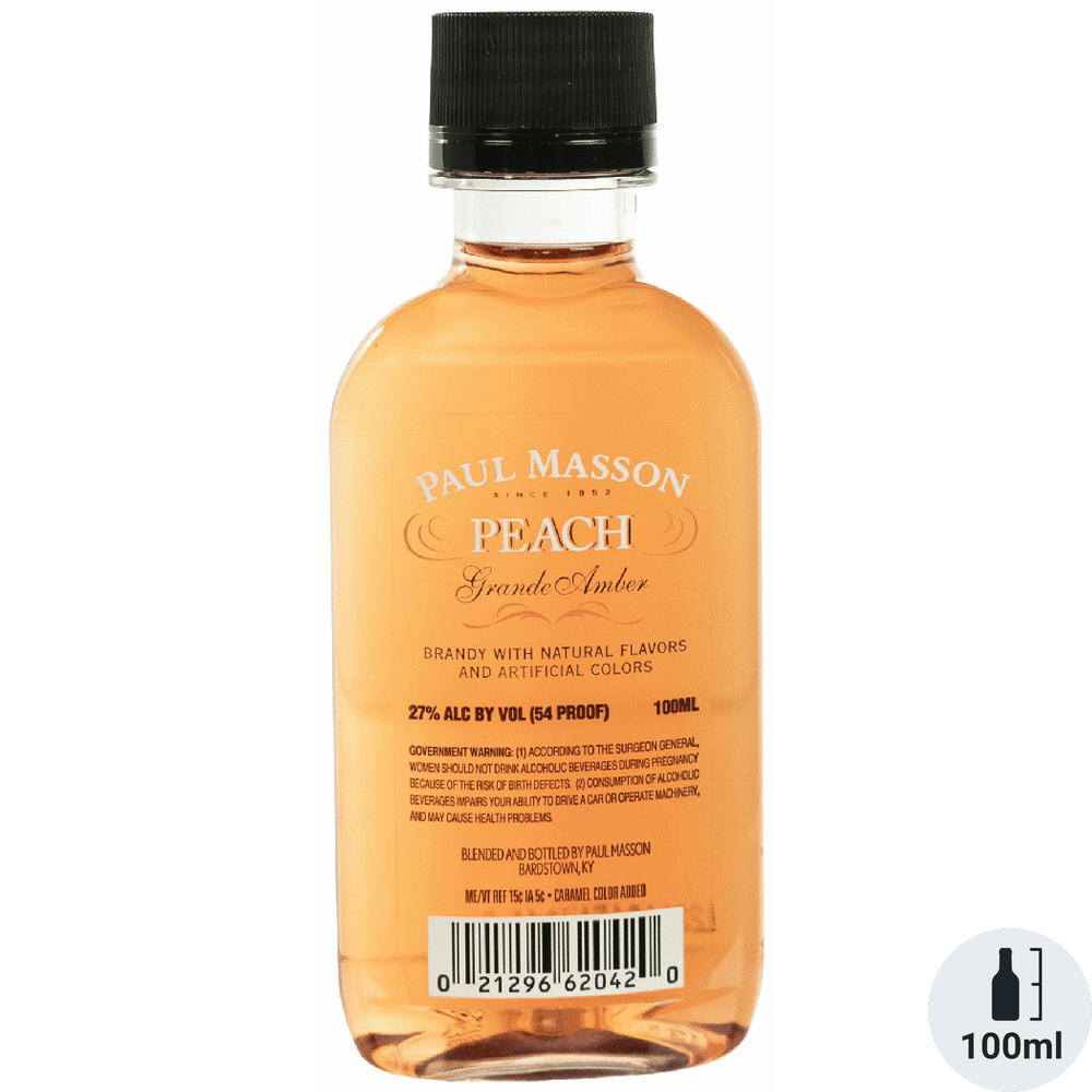 Paul Masson Brandy Grand Amber Peach