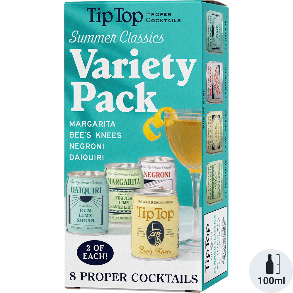 Tip Top Summer Classics Cocktail Variety Pack